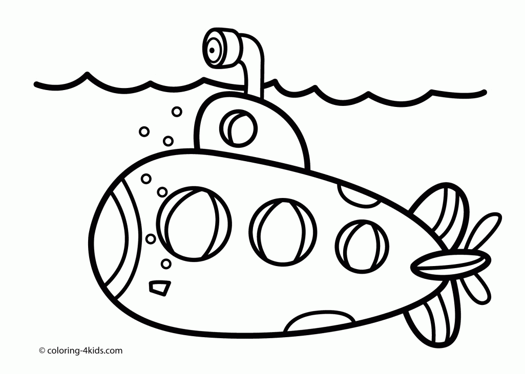 types of transportation coloring page