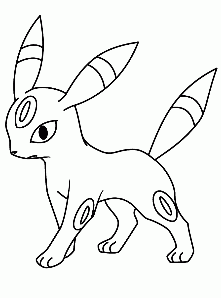 pokemon eevee para colorir - Clip Art Library