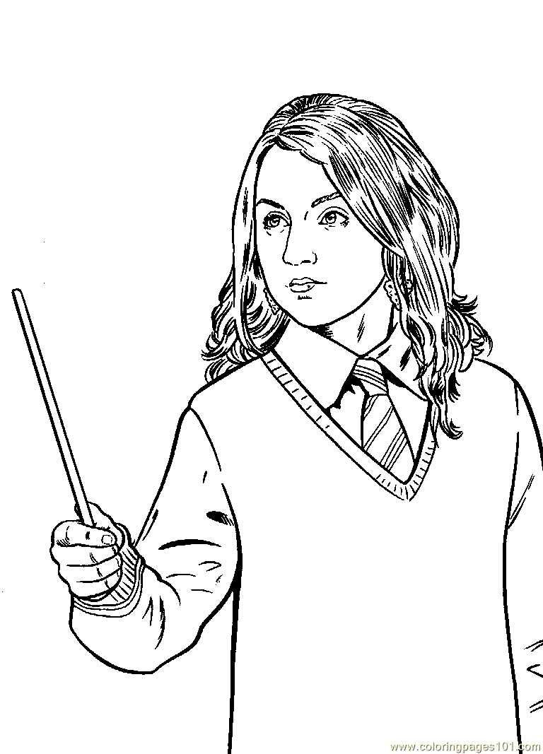harry potter coloring pages - Clip Art Library