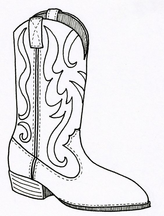 Drawing Cowboy Boots Basic Shape by jondrawsthings on DeviantArt
