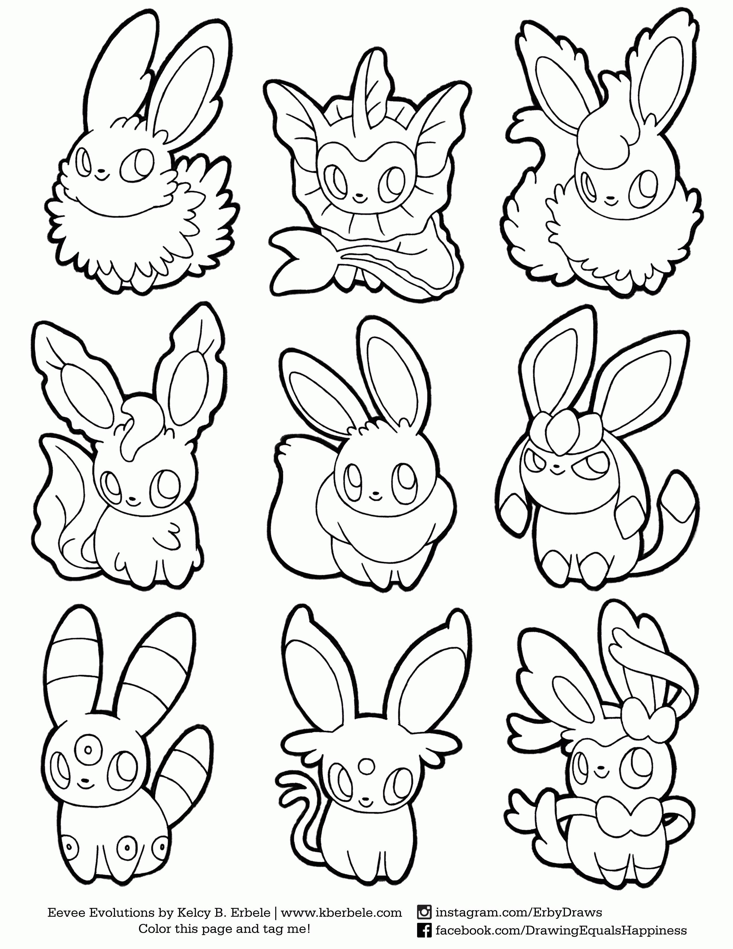 Raskrasil.com-Eevee-Coloring-Pages-12 in 2023  Pokemon coloring pages,  Pokemon coloring, Coloring pages