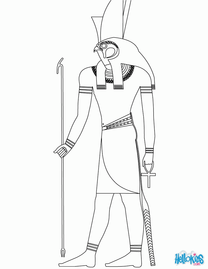 Free Egyptian God Coloring Pages Download Free Egyptian God Coloring Pages Png Images Free