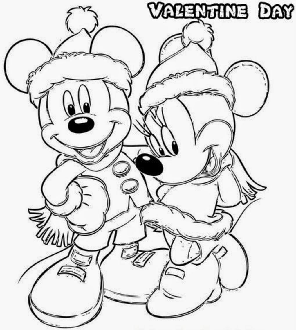 Valentine Princess Coloring Pages
