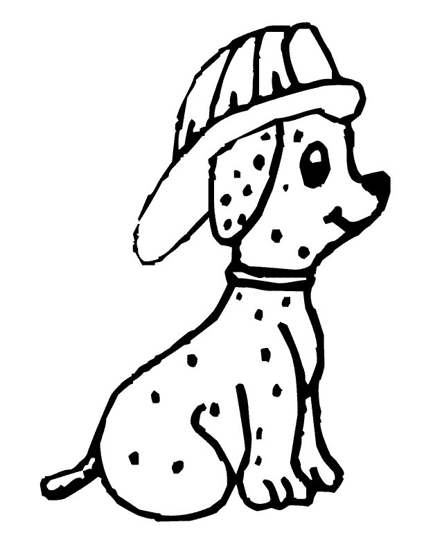 sparky the fire dog coloring pages - Clip Art Library