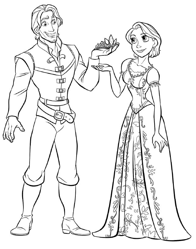 flynn rider coloring pages smolder