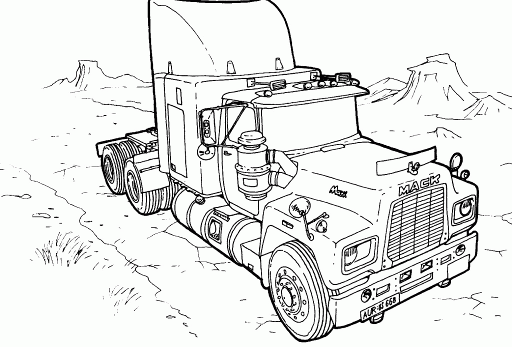 Monster Truck Coloring Pages 