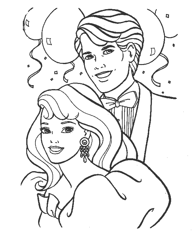 barbie-and-ken-coloring-pages
