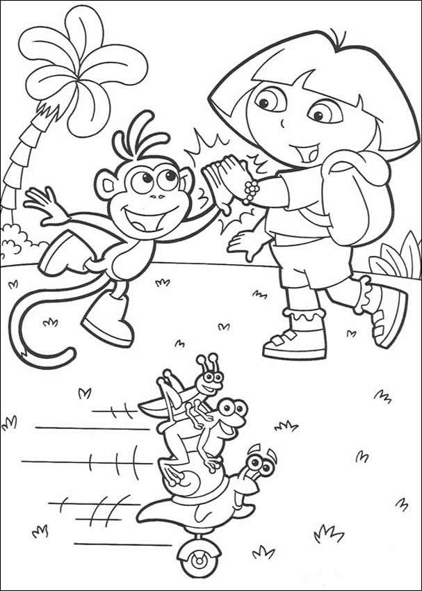 dora the explorer fiesta trio coloring pages - Clip Art Library