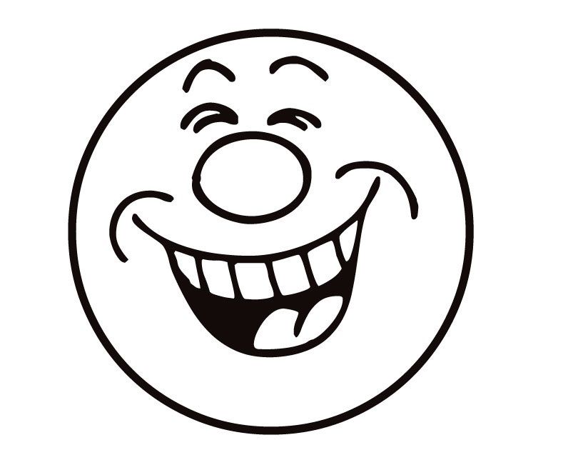happy face coloring pages free
