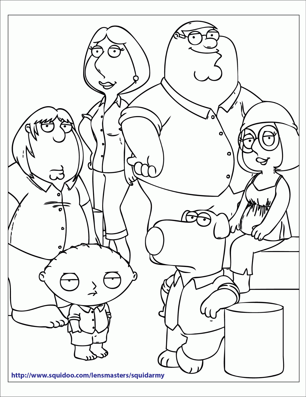 family guy coloring pages - Clip Art Library