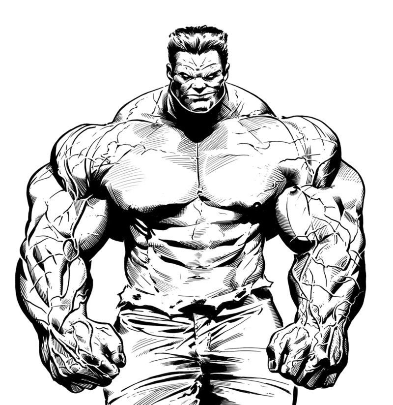 red hulk coloring pages - Clip Art Library