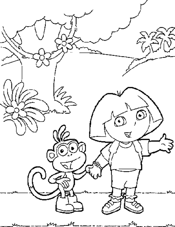 Dream Kids Dora The Explorer Copy Colouring Book (96 Pages) : Amazon.in:  Toys & Games