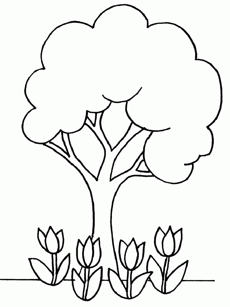 Fun and Educational: Tree Coloring Pages for Kids-saigonsouth.com.vn