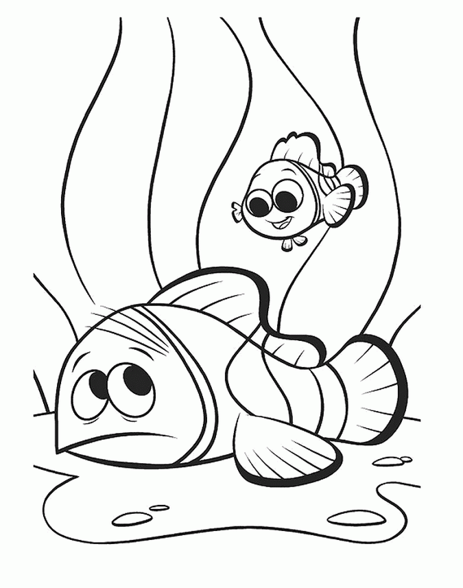 Nemo Coloring Pages To Print | Free Printable Coloring Pages