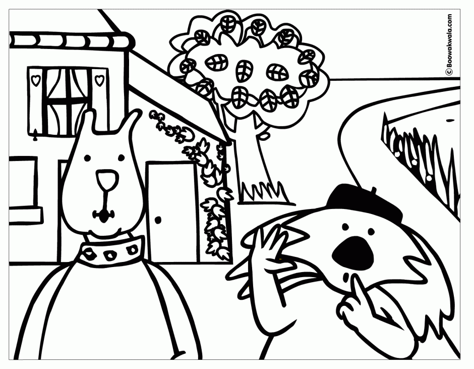 Country Coloring Pages