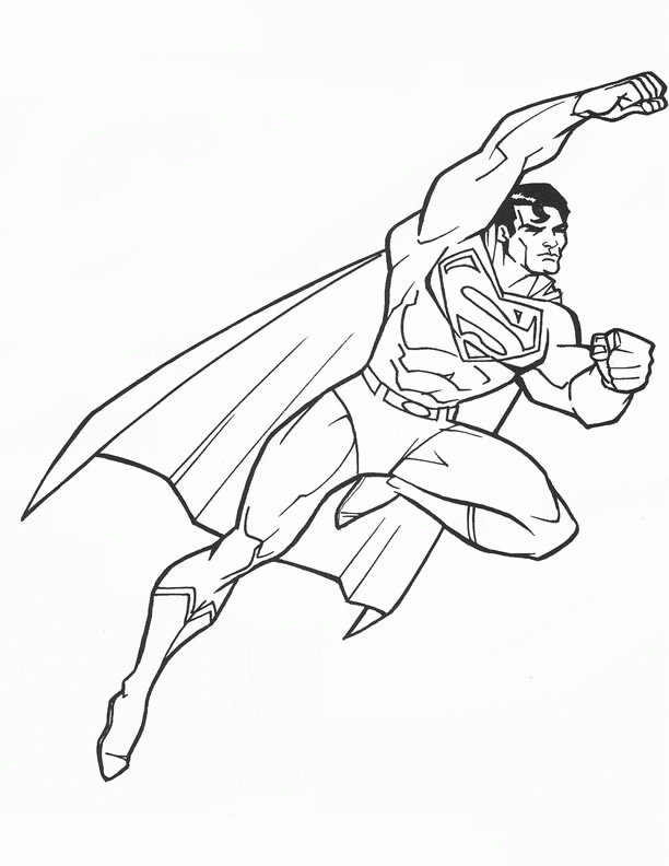 Free Printable Superman| Coloring Pages for Kids Superman Coloring