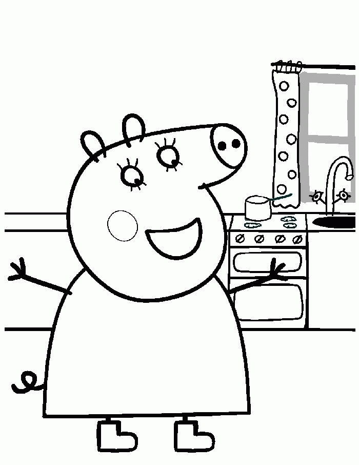 FREE! - Peppa Pig drawing activity. Develop observational skills.-saigonsouth.com.vn