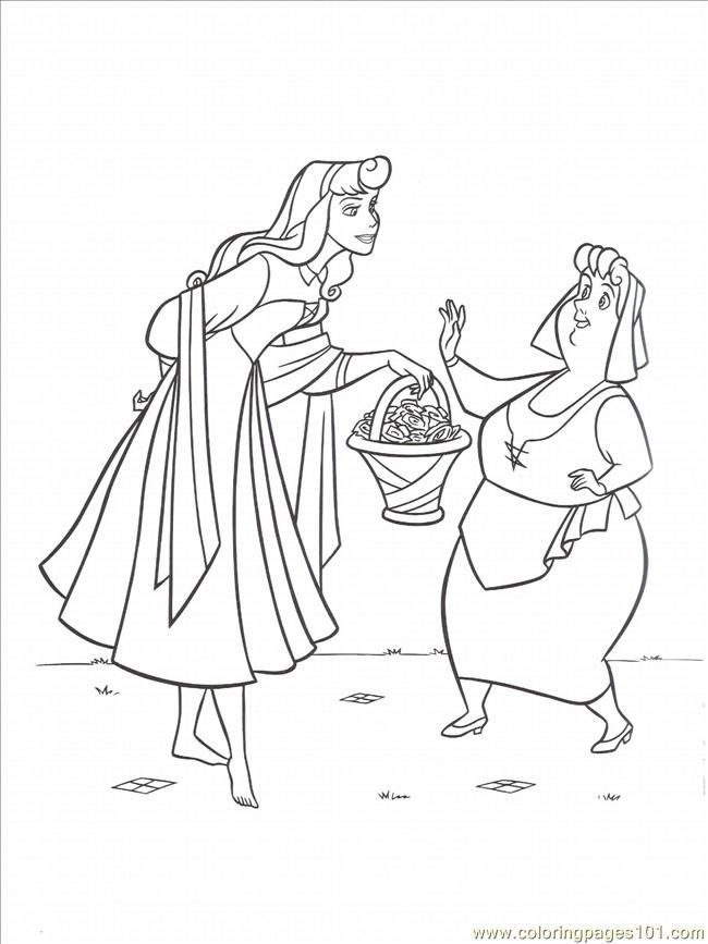 Sleeping Beauty Pictures To Color