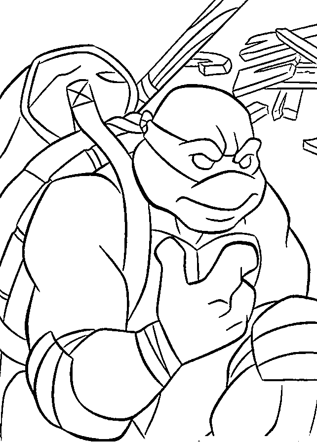 ninja turtles coloring - Clip Art Library