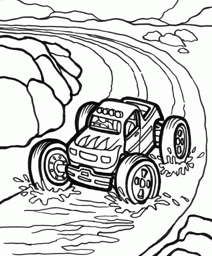 Coloring Pages Road