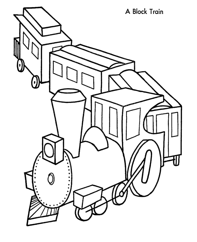 toy train coloring pages Free coloring pages, free printable Train