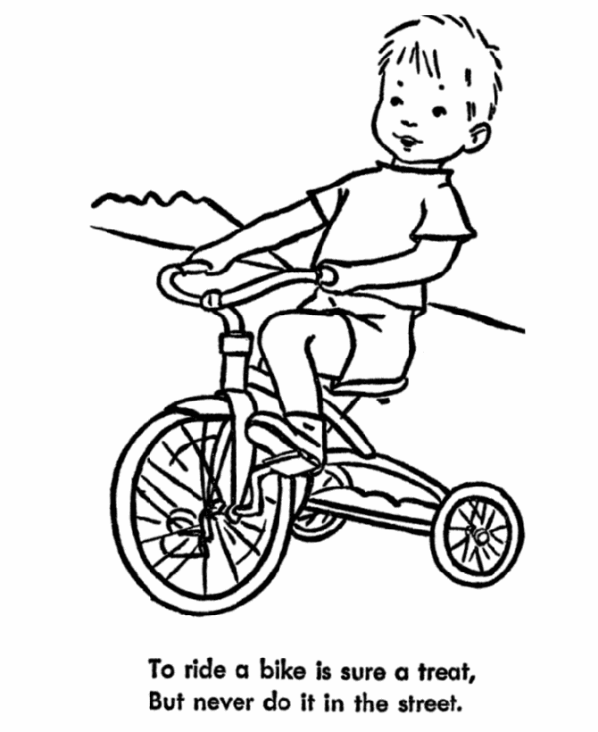 Bmx Bike Coloring PageClipart LibraryNice Pic 6