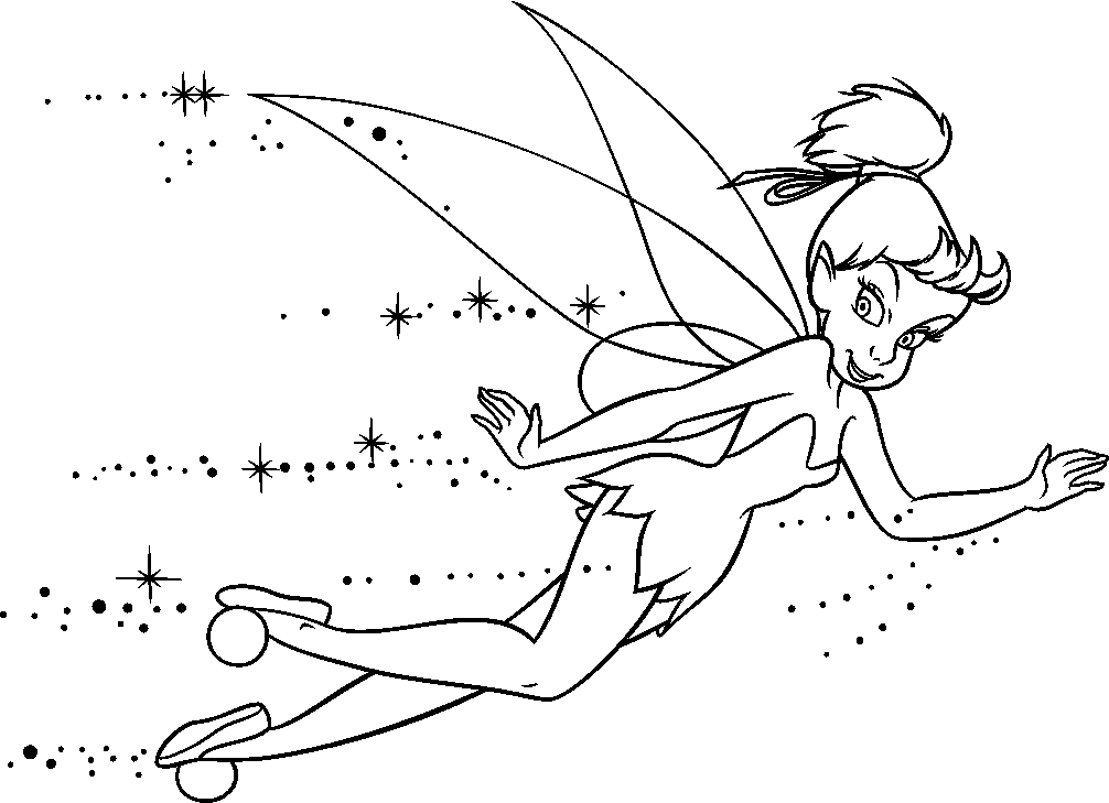 tinkerbell coloring pages to print Clip Art Library