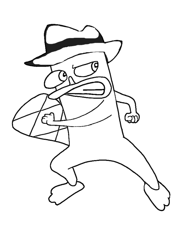 Perry the Platypus/ Agent P by Writer-Colorer