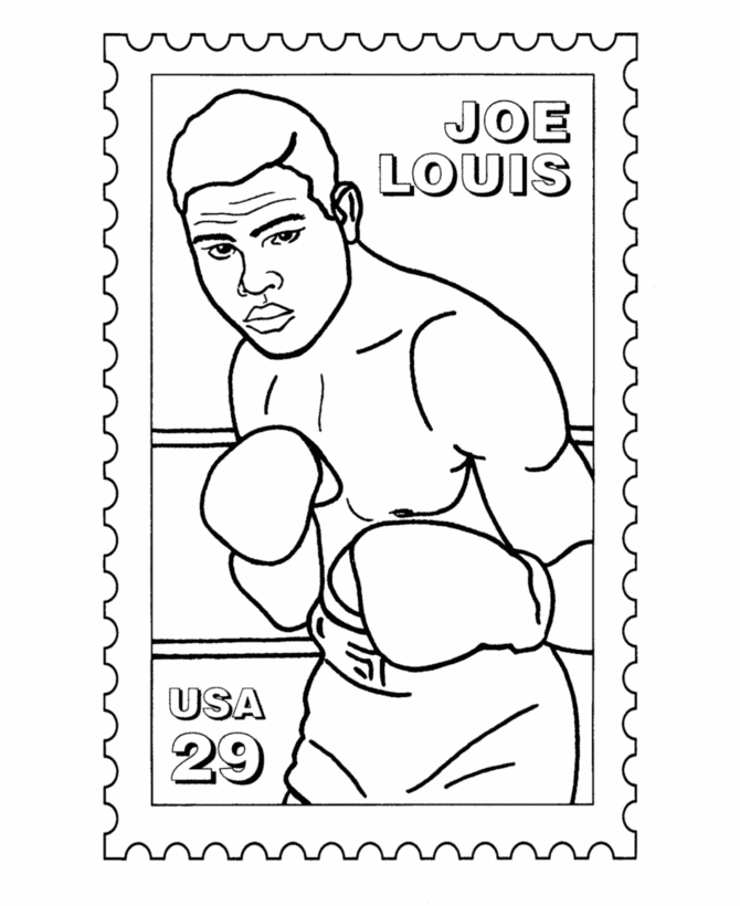 Joe Louis Drawing