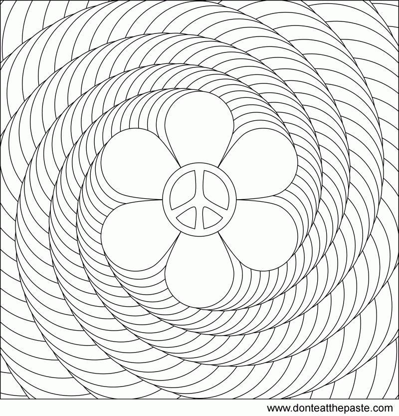 Optical Illusion Coloring Pages