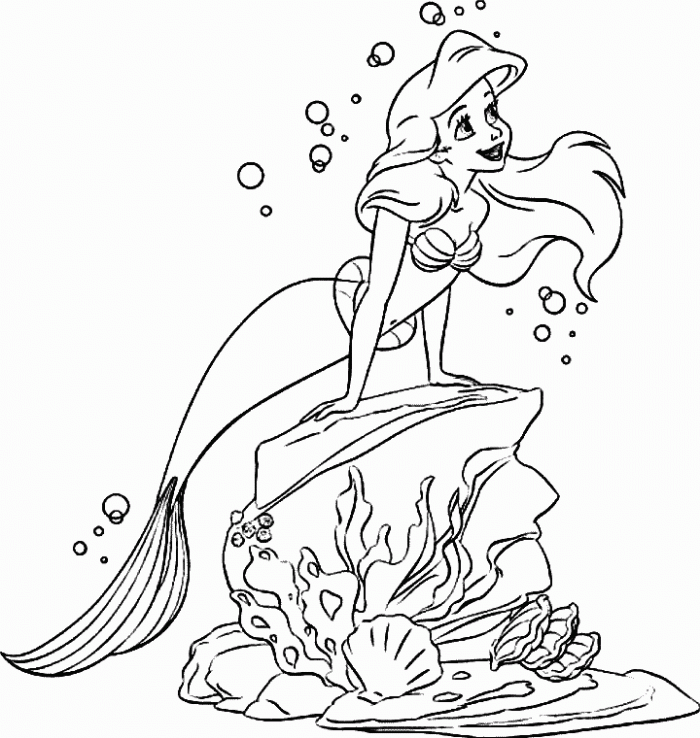 Dive into the Magical World of Ariel with Our Ariel the Mermaid Coloring  Pages