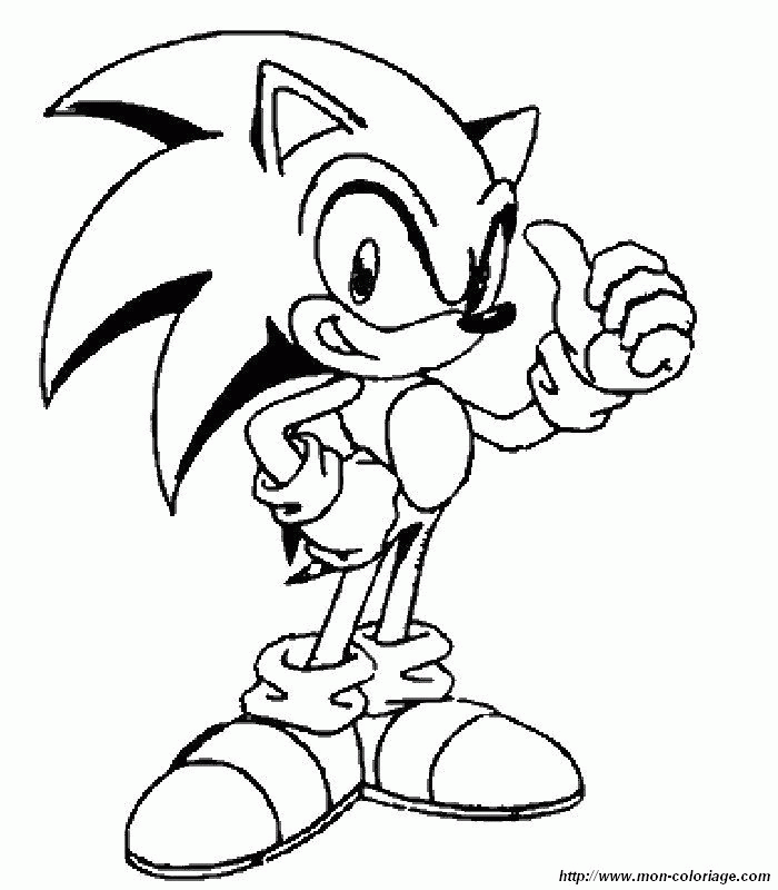 baby sonic the hedgehog coloring pages