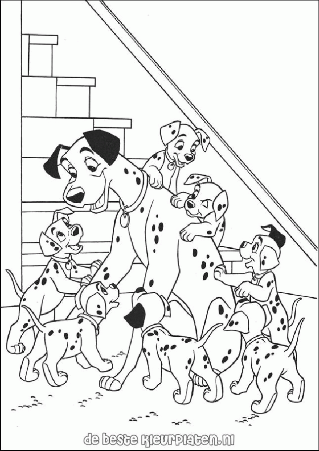 Dalmatians coloring pages | Free Printable Coloring Pages