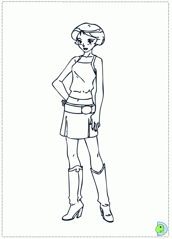 Totally Spies Coloring Pages