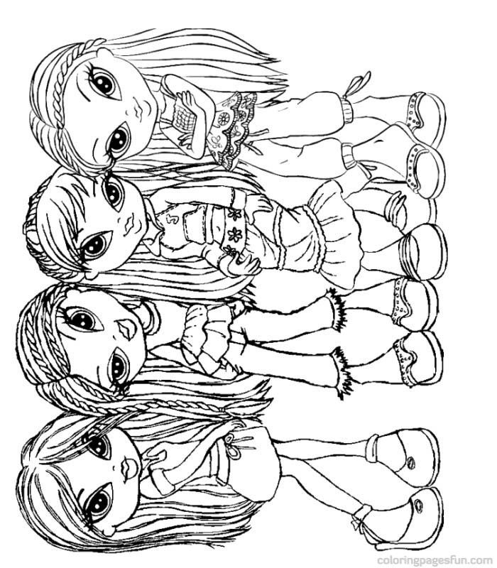 Free Bratz Coloring Pages Printable, Download Free Bratz Coloring Pages ...