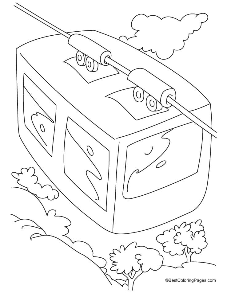 Giant Chicken Coloring Page