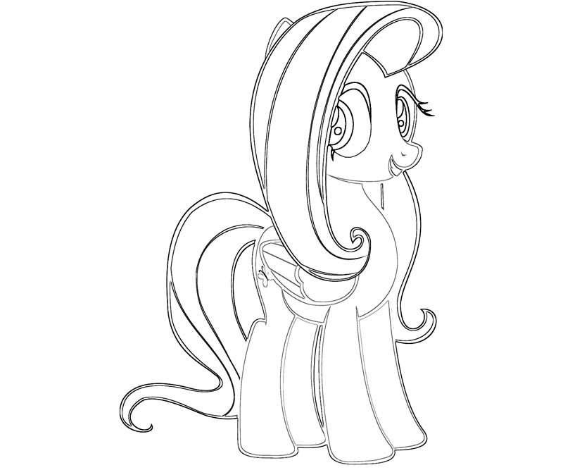 Free My Little Pony Coloring Pages Fluttershy, Download Free My Little ...