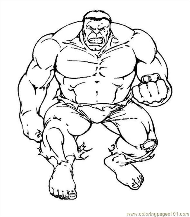 hulk coloring pages - Clip Art Library