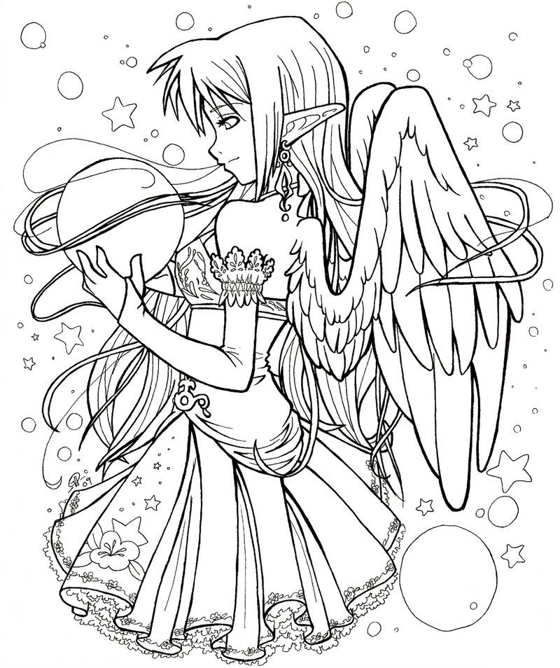 Free Free Printable Anime Coloring Pages, Download Free Free Printable Anime  Coloring Pages png images, Free ClipArts on Clipart Library
