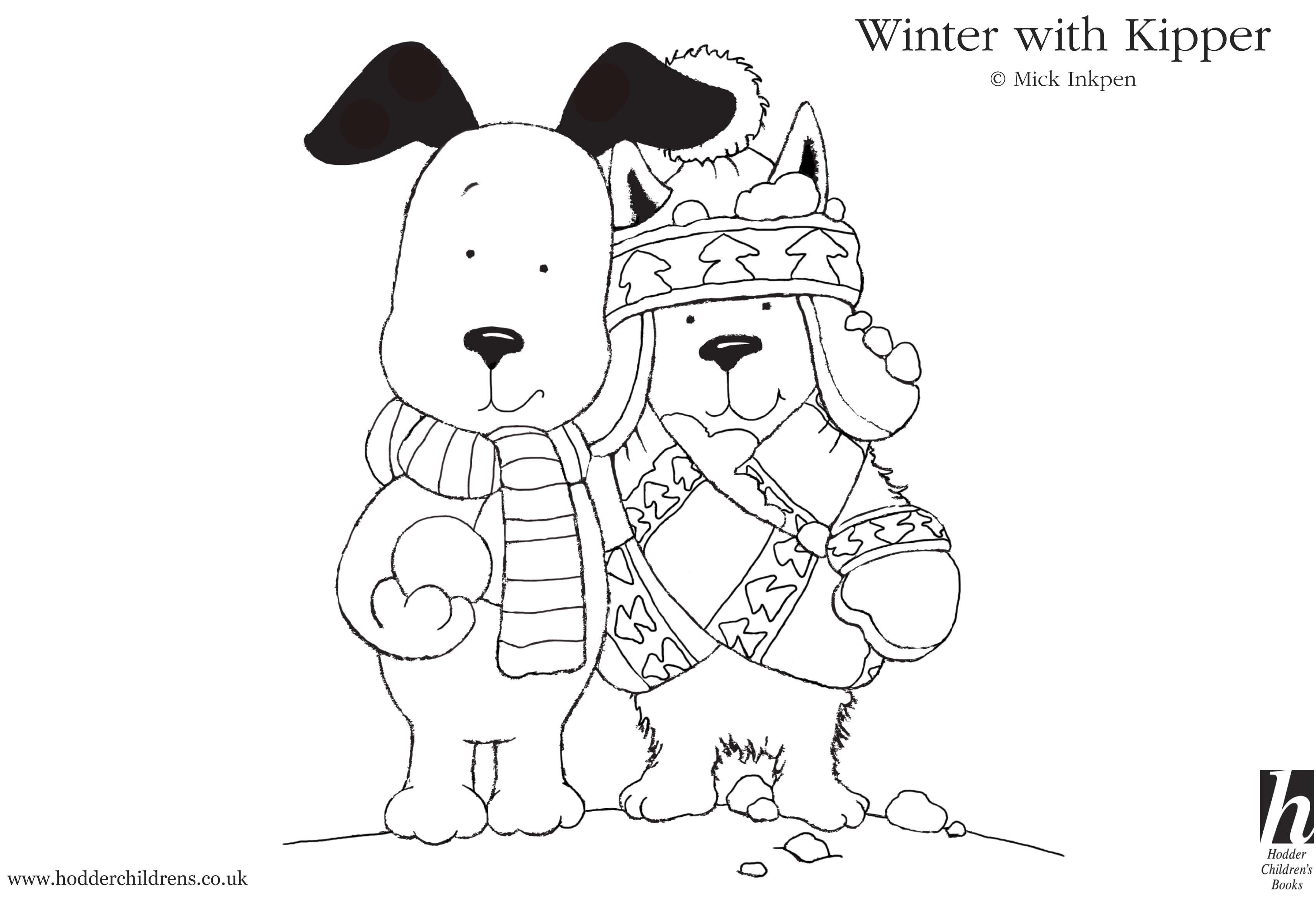 Kipper The Dog Coloring Pages