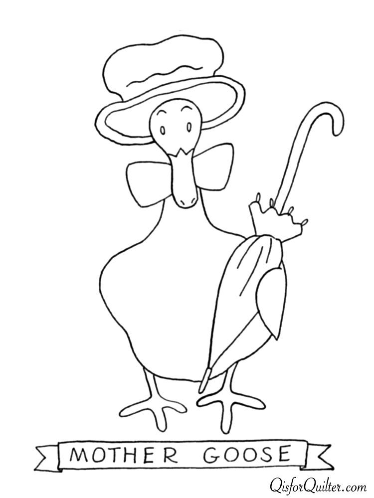 Mother Goose Nursery Rhymes Coloring Pages