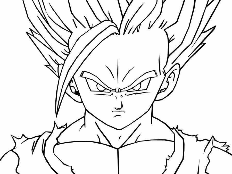 Gohan Coloring Pages | Free Printable Coloring Pages | Free