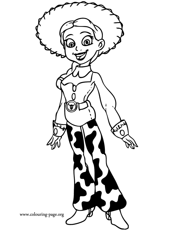 Jessie Toy Story Colouring Pages Clip Art Library 