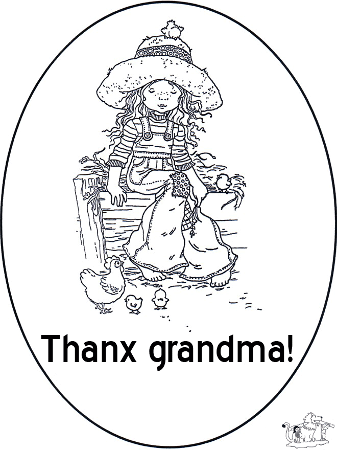 Ongekend Thanks grandma - Grandpa and Grandma - Clip Art Library QU-91
