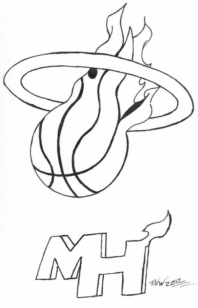 lebron james coloring page heat