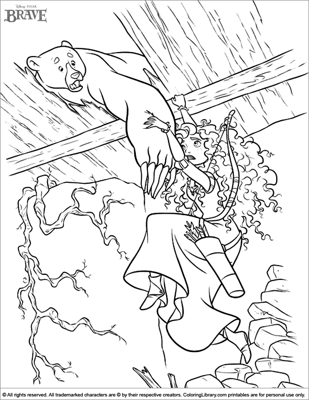 braves pages Colouring Pages