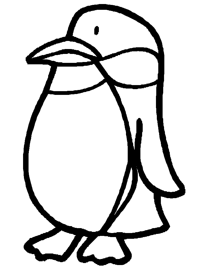 Printable Penguins 10 Animals Coloring Pages