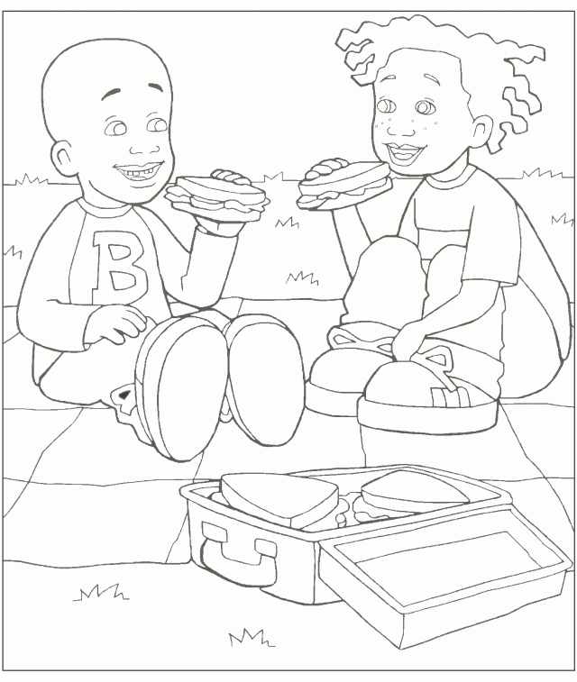 Little Bill Colouring Pages  Little Bill Coloring Pages