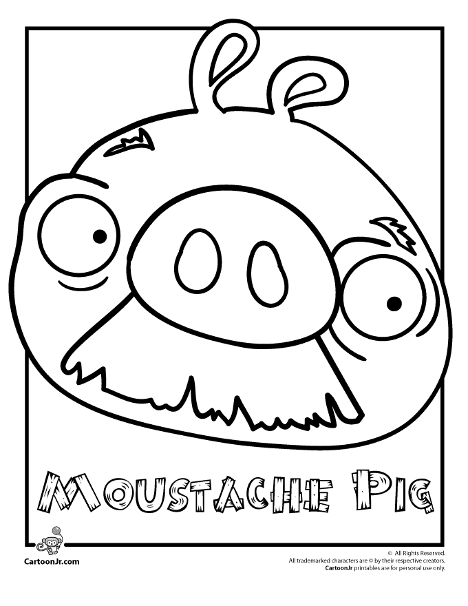 yellow angry birds coloring pages
