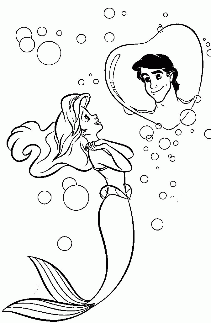 prince eric coloring page - Clip Art Library